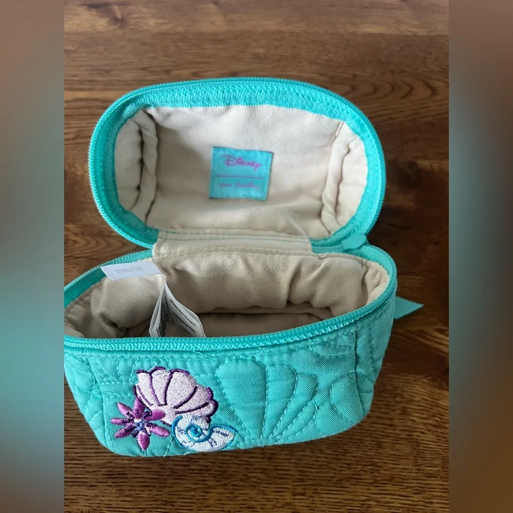 Vera Bradley Disney Little Mermaid Ariel Mini Travel Accessory Chest